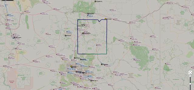 Sedona Phoenix Hi-Res Terrain Map thumbnail
