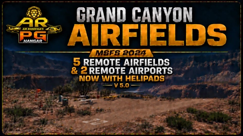 Air Rhodessa’s Grand Canyon Airfields V5.0 cover